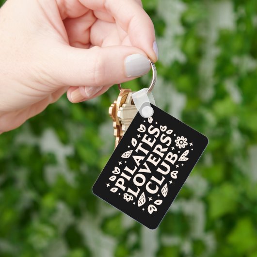 Zitate von Pilates Liebhaber Schlüsselanhänger (Hand)