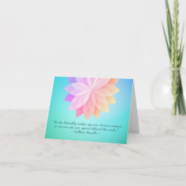 Zitate von Reiki Master und Yoga Mediator Karte