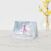 Zitate von Reiki Master und Yoga Mediator Karte (Gelbe Blume)