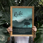 Zitate von Reiki Master und Yoga Mediator Poster