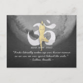 Zitate von Reiki Master und Yoga Mediator Postkarte (Vorderseite)