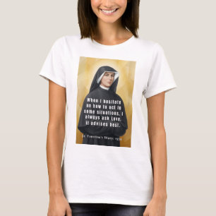 Zitate von St. Faustina Kowalska Göttliche Barmher T-Shirt