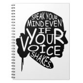 Zitate weibliches Geschenk, berüchtigte RBG Notizblock (Vorderseite)