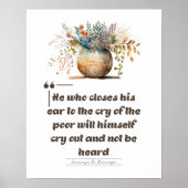 Zitate zu Afrika Poster (Vorne)