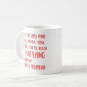 Zitate zu Problemen bei der Fehlersuche bei Quilte Kaffeetasse (Vorderseite Links)