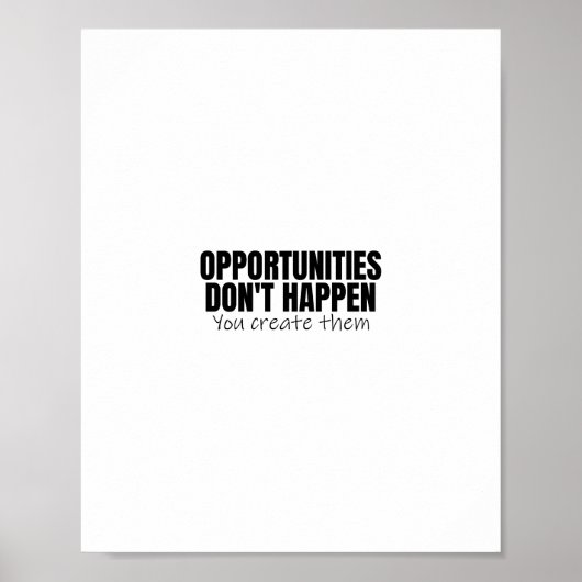 Zitate zum Erfolg Poster (Vorne)