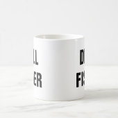 Zitate zum Funny Ice Fishing von Drill Fisher Kaffeetasse (Mittel)