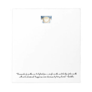 Zitate zum Inspirieren:"Tausende.."~Buddha-Notizbl Notizblock