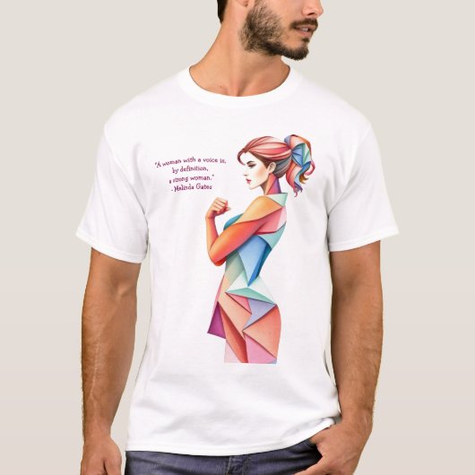 Zitate zum Internationalen Frauentag 8 März T-Shirt (Vorderseite)