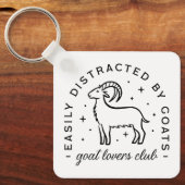 Zitate zum Leben von Ziegenliebhabern in der Landw Schlüsselanhänger (Vorderseite)
