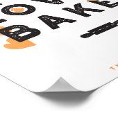 Zitate zum Niedlichen Bäckerleben in Live-Liebe I Poster (Ecke)