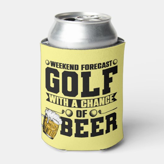 Zitate zum Sprichwort Golf und Bier Dosenkühler (Kanne Vorderseite)