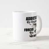 Zitate zur Arbeit: Wolfsbarsch Jumbo-Tasse (Vorderseite Rechts)