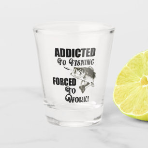Zitate zur Arbeit: Wolfsbarsch Schnapsglas