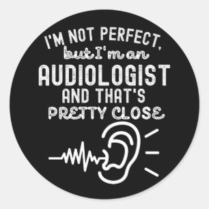 Zitate zur Audiologie, Aussprüche zur Audiologie Runder Aufkleber