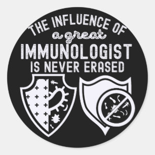 Zitate zur Immunologie, Immunologe9 Runder Aufkleber