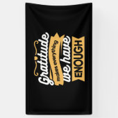 Zitate zur InspirationsDankbarkeit Banner (Vertikal)