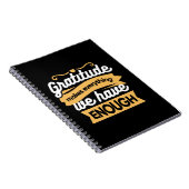 Zitate zur InspirationsDankbarkeit Notizblock (Rechte Seite)