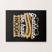 Zitate zur InspirationsDankbarkeit Puzzle (Horizontal)