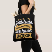 Zitate zur InspirationsDankbarkeit Tasche (Von Nahem)