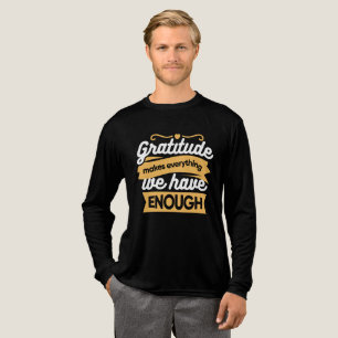 Zitate zur InspirationsDankbarkeit Tri-Blend Shirt