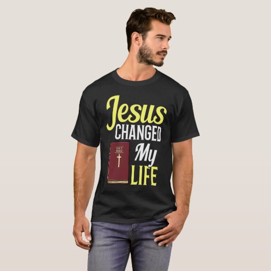 Zitate zur Jesus Bible Cross Nazareth-Studie T-Shirt (Vorne ganz)