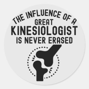 Zitate zur Kinesiologie, Hauptfach Kinesiologie2 Runder Aufkleber