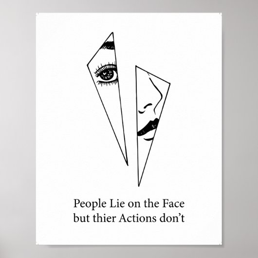 Zitate zur Lebenswirklichkeit, gedrucktes Zitat Poster (Vorne)