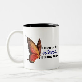 Zitate Zweifarbige Tasse