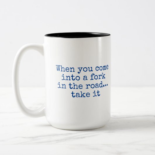 Zitate Zweifarbige Tasse (Links)