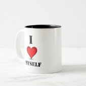 Zitate Zweifarbige Tasse (Vorderseite Links)