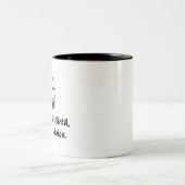 Zitate Zweifarbige Tasse (Mittel)