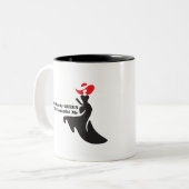 Zitate Zweifarbige Tasse (Vorderseite Links)