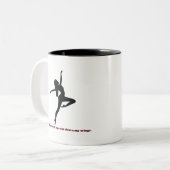 Zitate Zweifarbige Tasse (Vorderseite Links)