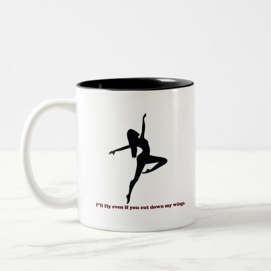 Zitate Zweifarbige Tasse (Links)