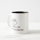 Zitate Zweifarbige Tasse (Vorderseite Links)