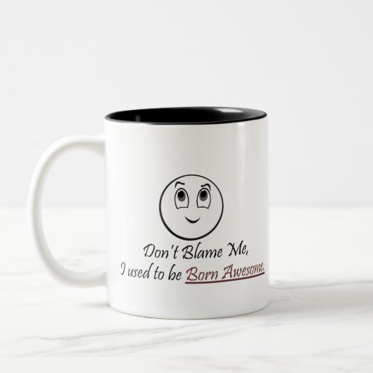 Zitate Zweifarbige Tasse (Links)