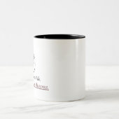 Zitate Zweifarbige Tasse (Mittel)