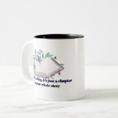 Zitate Zweifarbige Tasse (Vorderseite Links)