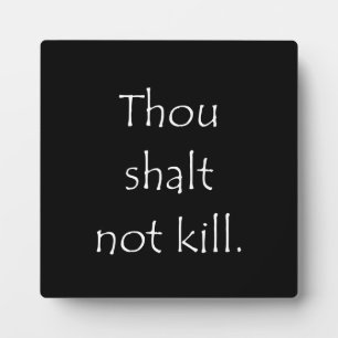 Zitatexodus 20 13 fotoplatte