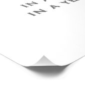 Zitatportrait des antiken griechischen Philosophen Poster (Ecke)