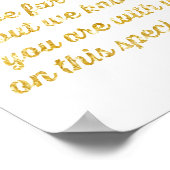 Zitatposter aus Gedächtnistischen mit simulierter Poster (Ecke)