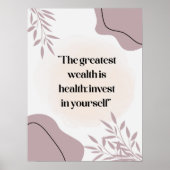 Zitatposter für Krankenhäuser, medizinische Zentre Poster (Vorne)