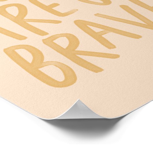 Zitatposter mit Inspiration Poster (Ecke)