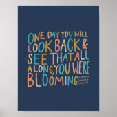 Zitatposter mit Inspiration Poster (Vorne)