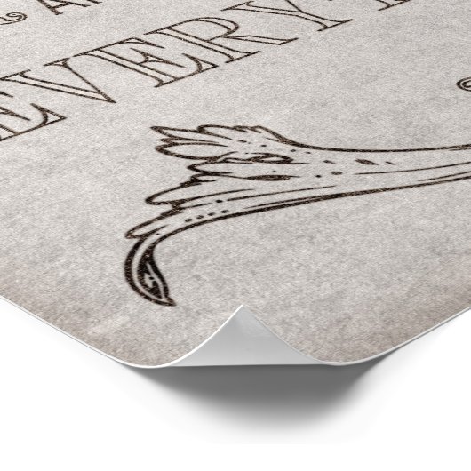 Zitatposter mit Inspiration Poster (Ecke)