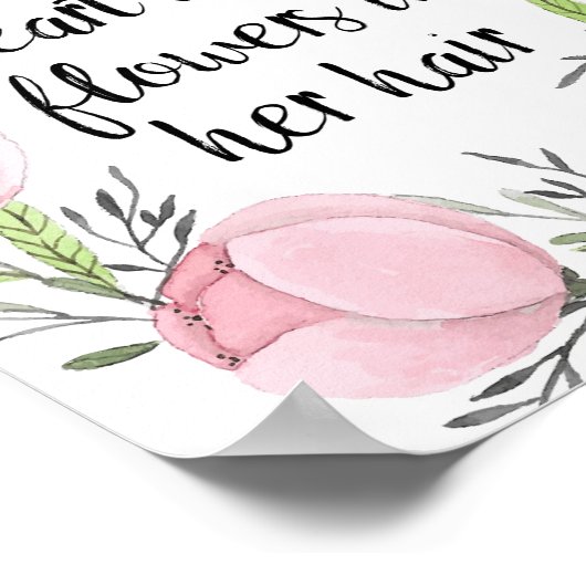 Zitatposter mit Inspiration Poster (Ecke)