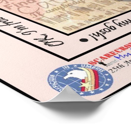 Zitatposter Poster (Ecke)