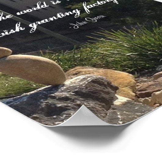 Zitatposter Poster (Ecke)