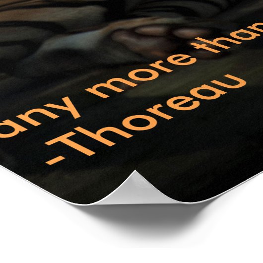 Zitatposter Tiger Poster (Ecke)